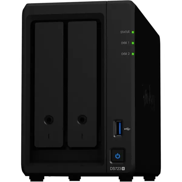 Synology DS723+ 2-Bay DiskStation, Diskless store and organize up to 40TB of data