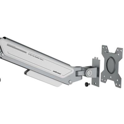 AndaSeat STEALTH II A6D Ergonomic Single Monitor Arm, Silver White, AD-W-A6D-1S-FW, Gas Spring With Adjustable Stiffness