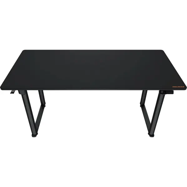 Cougar E-GRAV 160 Gaming Desk, Electric Height Adjustment, Twin Motors, Cable Management, Full Desk Mousepad, Black