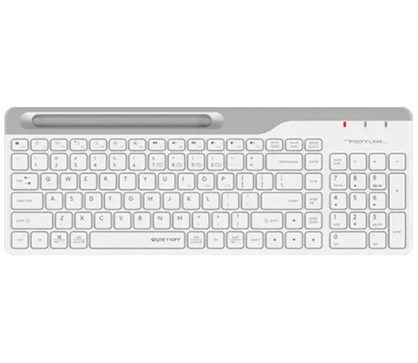 A4Tech FBK25 Bluetooth and 2.4G Wireless Keyboard | White