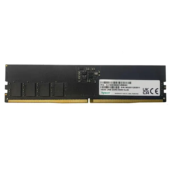 Apacer 32GB DDR4 Desktop Memory Module, 3200MHz, CL22, 1.2V