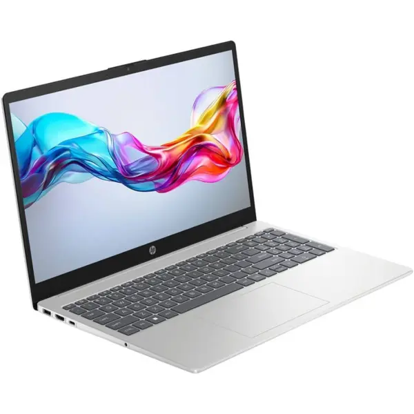 HP 15-FD0558NIA Laptop – Intel Core i7-1355U | 8GB DDR4 | 512GB SSD | 15.6" FHD Anti-Glare | Backlit Keyboard | Intel Iris Xe Graphics – Natural Silver