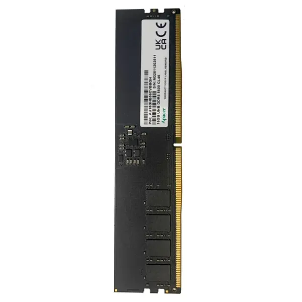 Apacer 32GB DDR4 Desktop Memory Module, 3200MHz, CL22, 1.2V