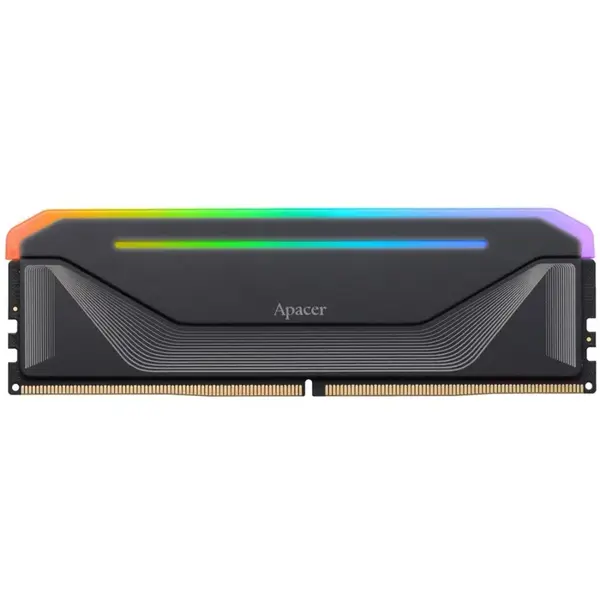 Apacer Nox RGB DDR5 Gaming Memory Module, 32GB, 6400MT/s, CL36, Black, AH5U32G64C652NBAA-1
