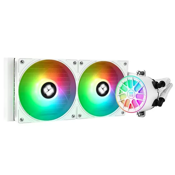 Thermalright Aqua Elite 240 V6 ARGB White CPU Liquid Cooler, 2x120mm Water Radiator,AMD: AM4/AM5,Intel LGA115X/1200/2011/1700/1851, AIO CPU Cooler