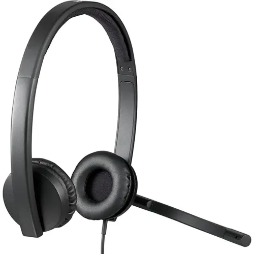Logitech H570E USB Wired USB Stereo Headset - Noise-Cancelling Microphone - Designed For Business
