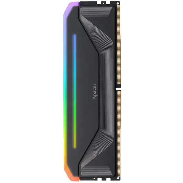 Apacer Nox RGB DDR5 Gaming Memory Module, 32GB, 6400MT/s, CL36, Black, AH5U32G64C652NBAA-1