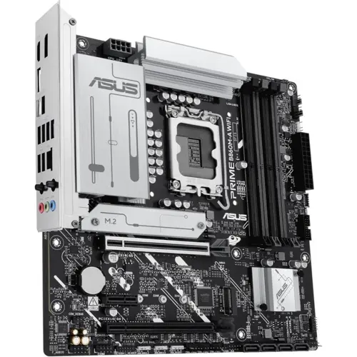 Asus Prime B860M-A WiFi-CSM B860 LGA 1851 mATX Motherboard - DDR5, PCIe 5.0, Wi-Fi 6E, 2.5Gb LAN, USB-C, M.2 Heatsinks