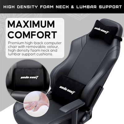 Anda Seat Luna Large Gaming Chair - Black