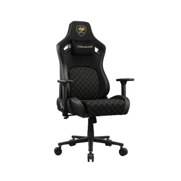 COUGAR DEFENSOR F Black Gold Gaming Chair With 4D Folding Armrests
