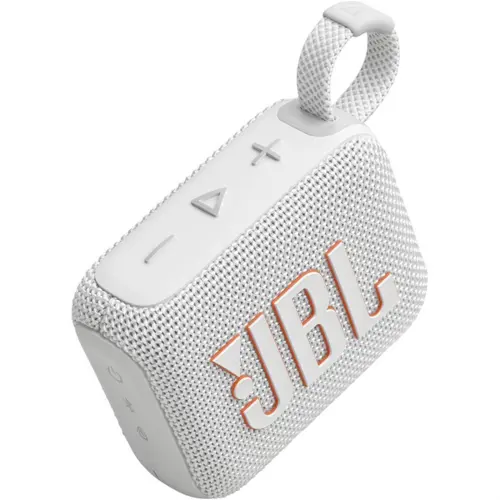 JBL GO 4 Ultra-Portable | Waterproof and Dustproof Bluetooth Speaker | White