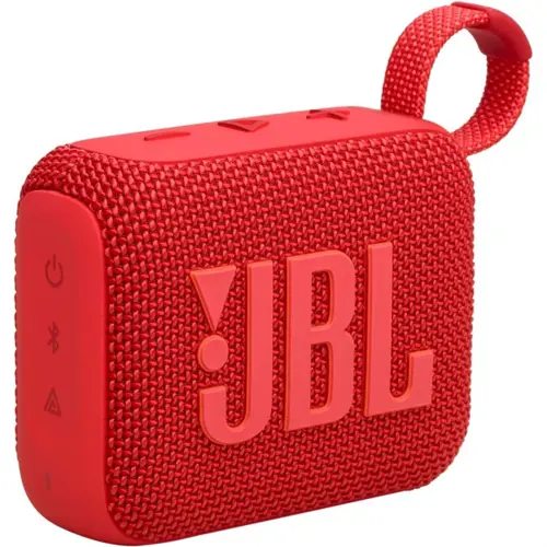 JBL GO 4 Ultra-Portable, Waterproof and Dustproof Bluetooth Speaker | Red