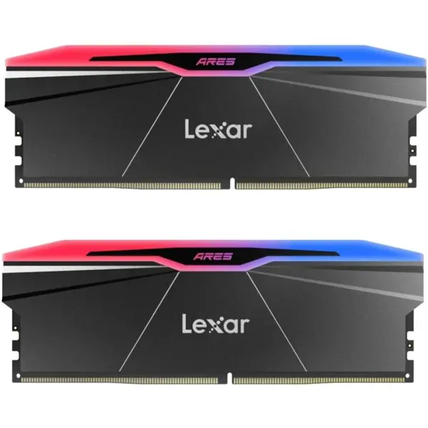 Lexar ARES Gen2 RGB DDR5 RAM, 32GB 2x16GB, 8000MT/s, Intel XMP 3.0, CL38-48-48-100, 1.45V, LD5U16G80C38BR-RGD