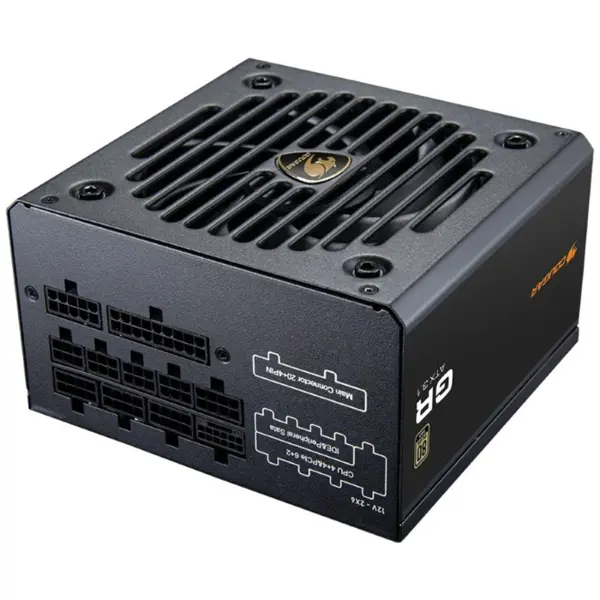Cougar GR 850W Power Supply, ATX 3.1, 80 PLUS Gold, Fully Modular, PCI Express 5.1 Support, Black