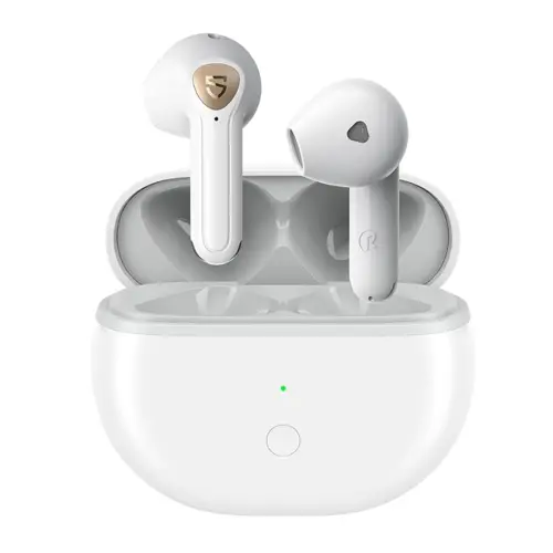 SoundPEATS Air 4 Pro Noise Cancelling Wireless Earbuds - White