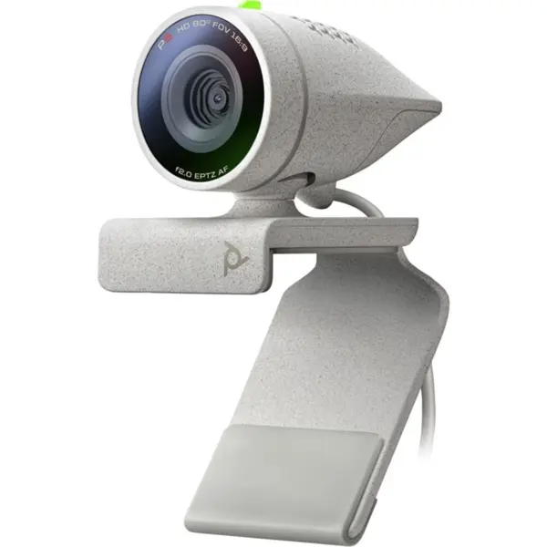 Poly Studio P5 USB-A Webcam 76U43AA 1080p | Privacy Shutter | Low-Light Compensation | Directional Microphone | 4x Digital Zoom | Microsoft Teams, Zoom Compatible