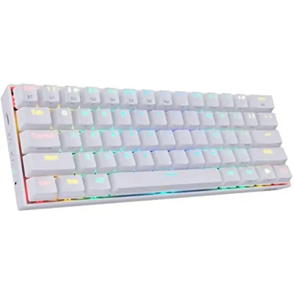 Redragon K530W RGB Draconic Wireless Mechanical Gaming Keyboard with Red Switches - White / Black