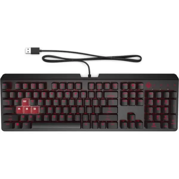 OMEN By HP Encoder Mechanical Gaming Keyboard, CHERRY MX Red Switches, LED Backlit, 100% Anti-Ghosting