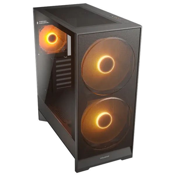 Cougar Airface 180 ARGB ATX Mid Tower Gaming Case Black