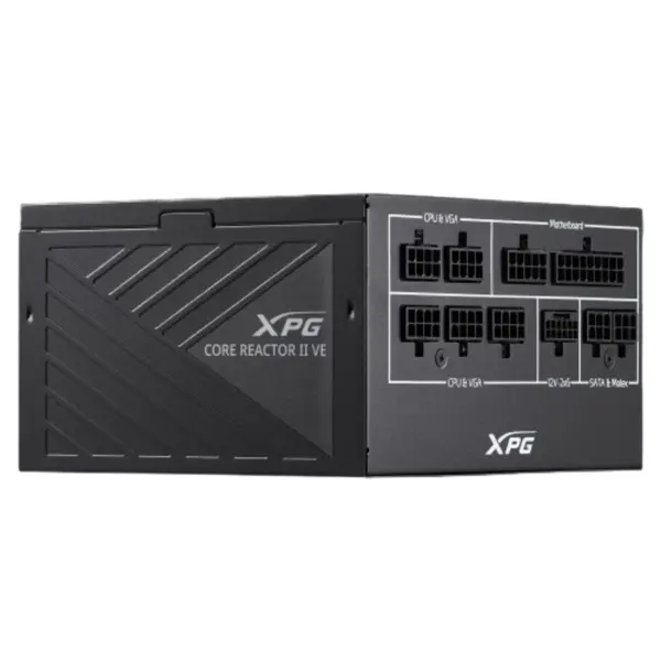 XPG Core Reactor II VE 750W 80 Plus Gold Fully Modular Power Supply ATX 3.1 for Gaming PCs