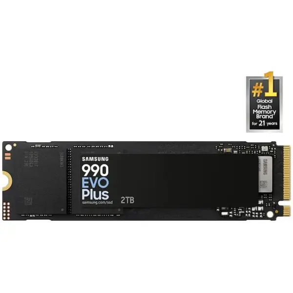 Samsung 990 EVO Plus Gen4 NVMe SSD 2TB | MZ-V9S2T0 | 7,250 MB/s | M.2