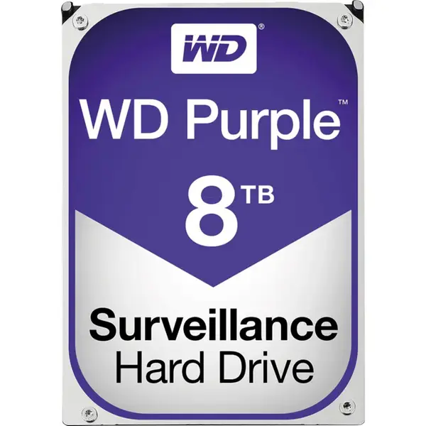 WD Purple 8TB Surveillance Hard Drive - WD8002PURP