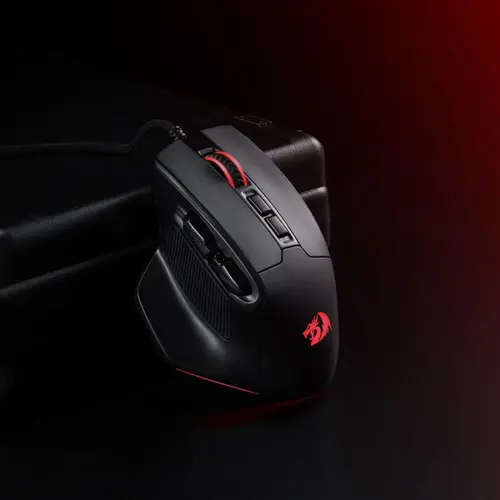 Redragon BULLSEYE M806 RGB Gaming Mouse, Black, 7 Programmable Buttons