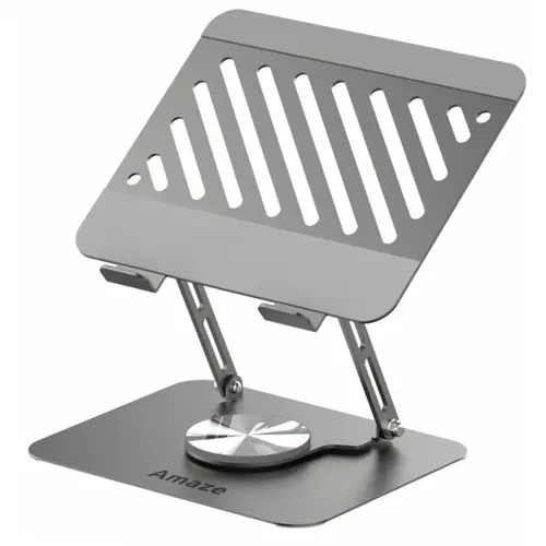 Amaze A530 Rotatable Laptop Stand - 360 Base, Aluminum Alloy, Supports 17" Laptops up to 3.5kg