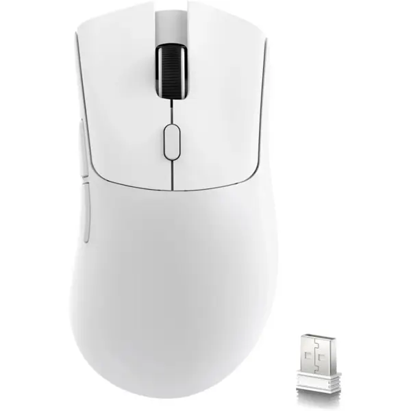 ATTACK SHARK R1 Wireless Gaming Mouse, 59g Superlight, PixArt PAW3311 Sensor, Bluetooth 2.4G Wireless Wired, White