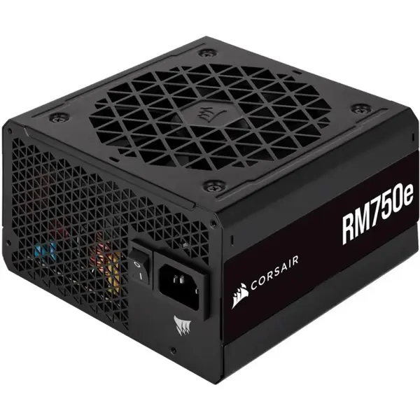 Corsair RMe Series RM750e Fully Modular ATX Power Supply, 750W, Low Noise, 120mm Fan, 80 Plus Gold