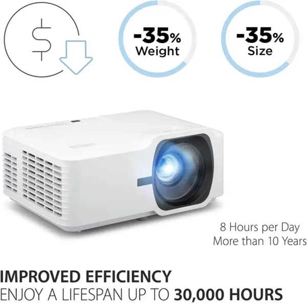 ViewSonic LS740W 5,000 ANSI Lumens WXGA Laser Installation Projector