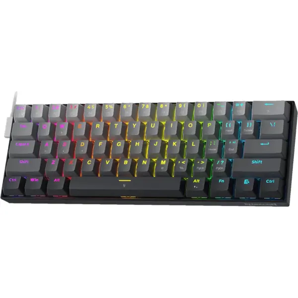 Redragon K617 FIZZ 60% Rapid Trigger Wired Magnetic Switch Gaming Keyboard