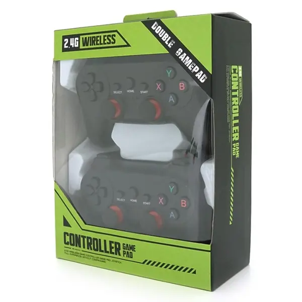 CM-029D 2.4G Dual Wireless Controller, compatible with PC, PS3, Android, and other gaming systems