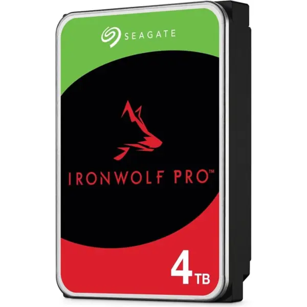 Seagate IronWolf Pro 4TB NAS Hard Drive – ST4000NE001 SATA 6Gb/s 3.5" 256MB Cache CMR HDD