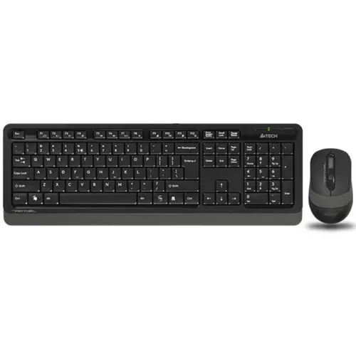 A4Tech Fstyler FG1010S 2.4G Power-Saving Wireless Desktop Set - Grey