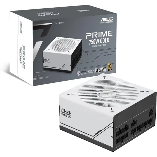 ASUS Prime 750W Gold PSU Fully Modular | 80 Plus Gold AP-750G - ATX 3.0 Compatible - PCIe Gen 5