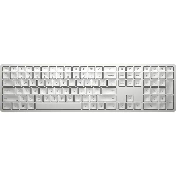 HP 970 Programmable Wireless Keyboard | Bluetooth & 2.4 GHz Wireless Multi-Device Connectivity | Works with Windows and MacOS