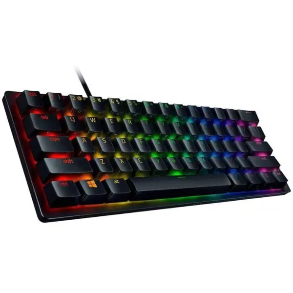 Razer Huntsman Mini Gaming Keyboard, Clicky Optical Switch, 60% Form Factor, Doubleshot PBT Keycaps, Black