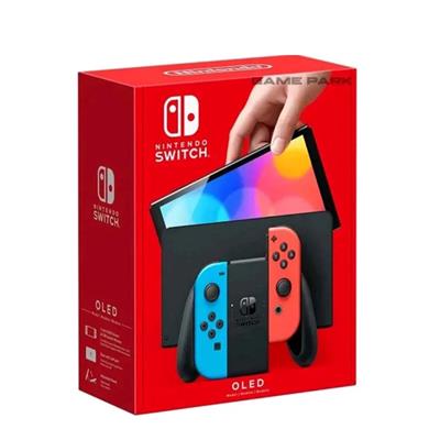 Nintendo Switch OLED Model Neon Red & Neon Blue 64GB Handheld Gaming Console