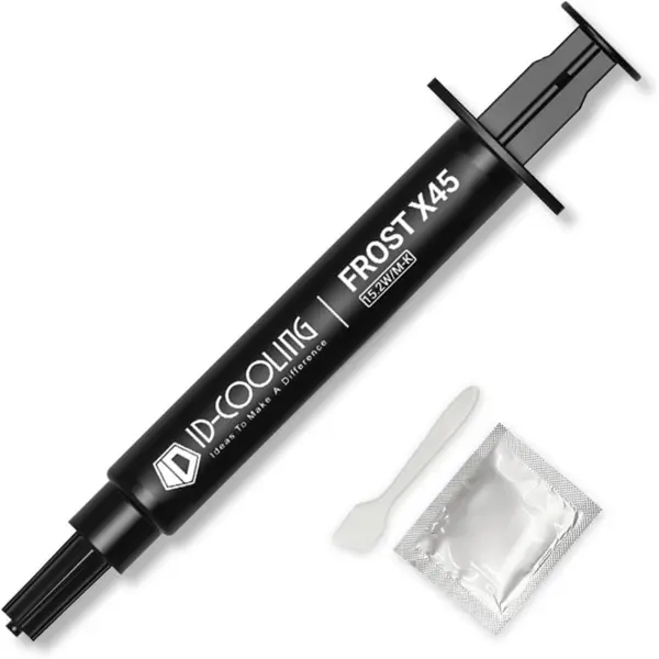 ID-COOLING Frost X45 4g Thermal Paste For CPU Processors, Thermal Conductivity 15.2W/mK, Non-Conductive, Safe Application, Long Durability