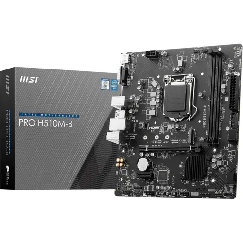 MSI Pro H510M-B Intel 10/11th Gen microATX Motherboard