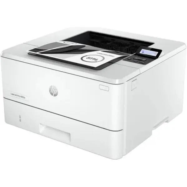 HP LaserJet Pro 4003n Printer, Monochrome Laser, Up to 40 ppm, 1200 x 1200 dpi, 100+250-Sheet Input, 150-Sheet Output, 2-Line Backlit LCD