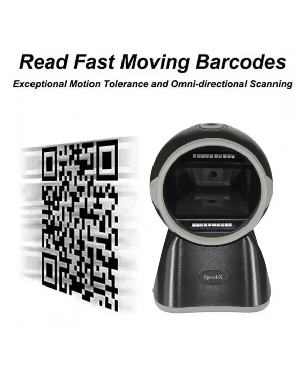 SONIC SNC-930D Omni Barcode Scanner 2D Desktop USB High Speed Auto Sense QR Code Scanner Hands Free POS Barcode Reader for Retail Shop Supermarket Billing System