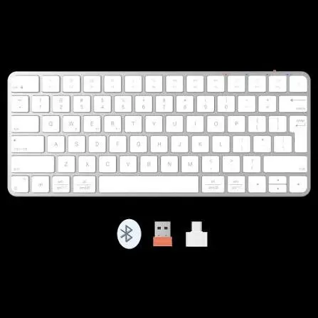Meetion iKey K210 Multi-Device Bluetooth Keyboard – Scissor Switch, 78 Keys, Mac/Win Compatible