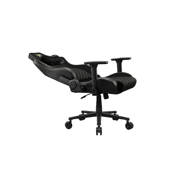 COUGAR DEFENSOR F Black Gold Gaming Chair With 4D Folding Armrests