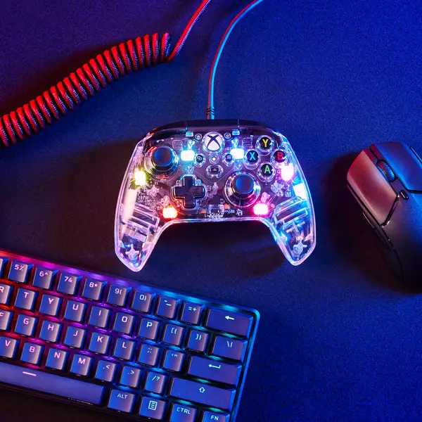 HyperX Clutch Gladiate RGB Wired Gaming Controller for Xbox – Dual Rumble Motors, RGB Lighting, Programmable Back Buttons, 3.5mm Audio Jack