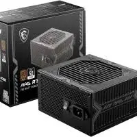 MSI MAG A750 BRONZE 750W 80+ Bronze Power Supply – Gaming PSU, 120mm Silent Fan, High Efficiency, ATX Gaming Power Supply