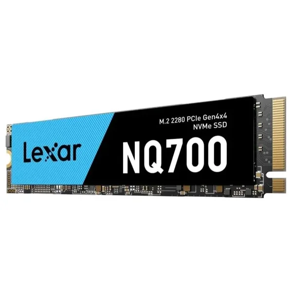Lexar NQ700 Internal Solid-State Drive, 1TB, M.2 2280, NVMe, PCIe Gen 4, Up To 4500MB/s Read, 2100MB/s Write