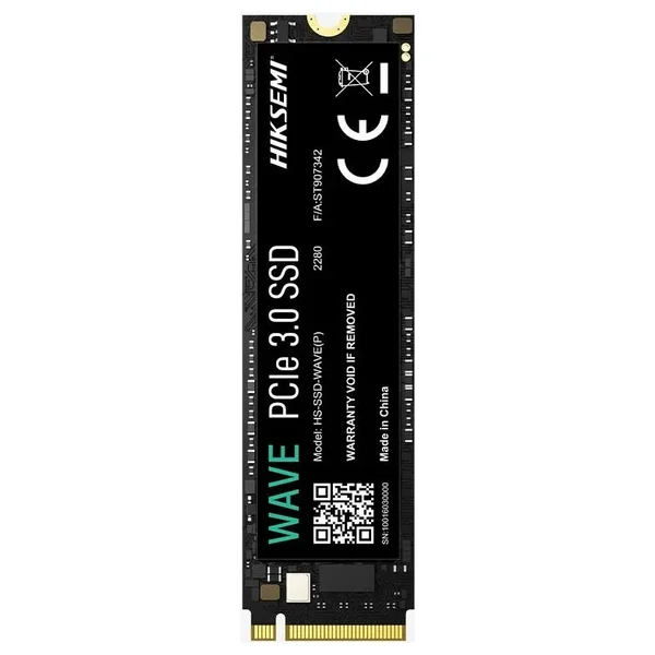 HikSemi Wave(P) SSD, 256GB M.2 PCIe 3.0 NVMe, Up To 2,280MB/s Read, 3D NAND