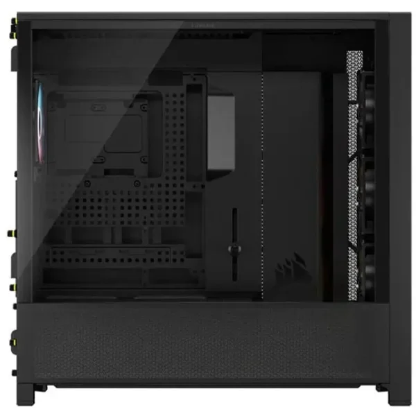 Corsair FRAME 5000D RS ARGB PC Case High-Airflow Mid-Tower ATX, 4x RS140 ARGB Fans, Triple 360mm Radiator Support, GPU Anti-Sag Arm, Black